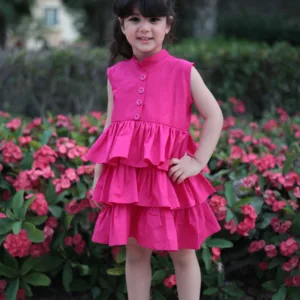 Pink Ruffled dress